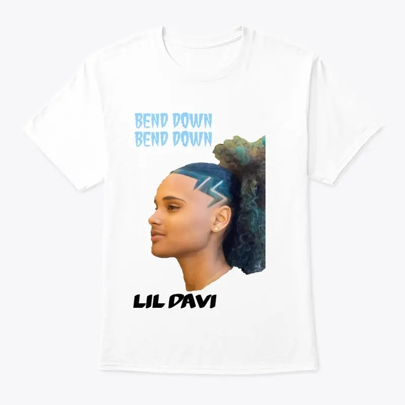 BEND DOWN Cartoon Shirt White 